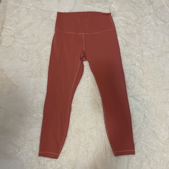 Salmon lululemon leggings - Picture 1 of 2